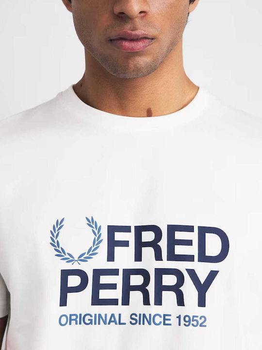 Fred Perry T-shirt Λευκό