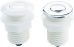Air Button Whirlpool Air Button 3mm OD Tube Connection White ABS