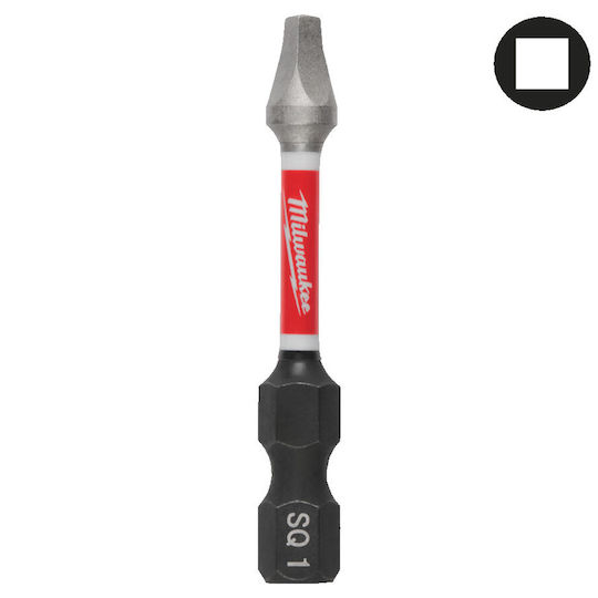 Milwaukee Μύτη Βιδώματος Shockwave Τετράγωνη Sq1 50mm 4932500390