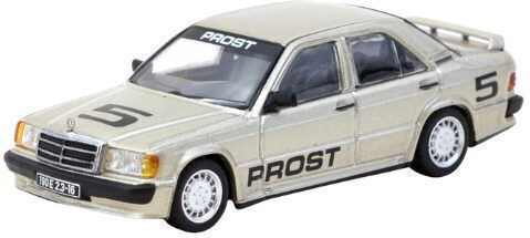 Model Mașină Mercedes-Benz 190 E 2.3-16 #5 Alain Prost Campion Curse 1984 Scara 1:64 Tarmac Works