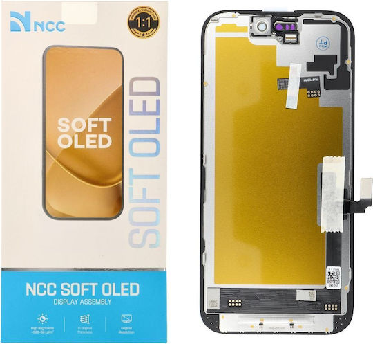 Ecran OLED Ncc cu Mecanism Tactil pentru iPhone 16 (Negru)