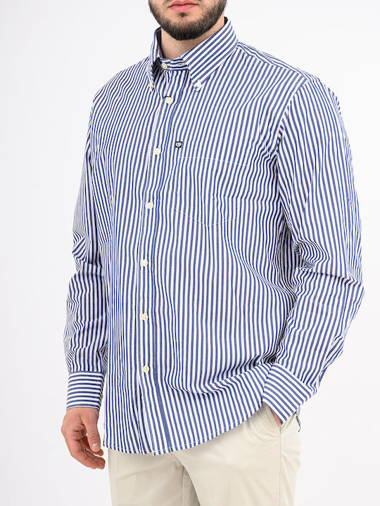 Ascott Βαμβακερό Πουκάμισο Navyblue