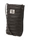 Knitted Women's Mobile Phone Pouch Black