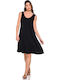Summer Slip Dress Black