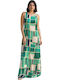 Maxi Dress for Wedding - Christening Beige - Blue - Green