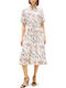 Summer Midi Shirt Dress Mixed