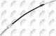 Handbrake Cable Peugeot 806 1994-2002 2.1l Mpv Peugeot 806 1994-2002 1.9l Mpv Peugeot 806 1994-2002 2.0l Mpv