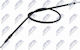 Handbrake Cable Peugeot 807 2002-0 2.2l Mpv Peugeot 807 2002-0 2.0l Mpv Peugeot 807 Van 2002-0 2.0l Van
