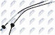 Handbrake Cable Renault Laguna II 2001-2007 1.6L Hatchback Renault Laguna II 2001-2007 2.2L Hatchback Renault Laguna II 2001-2007 1.9L Hatchback