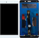 Екран LCD Сензорен Механизъм Huawei Honor 6X Бял 006594
