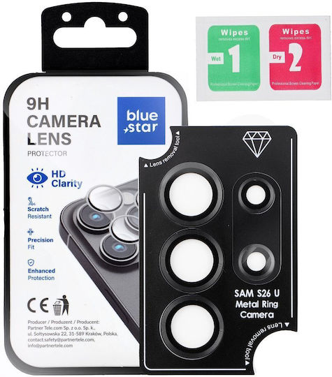 Blue Star Mobile Camera Protector Tempered Glass Black for Galaxy S26 Ultra