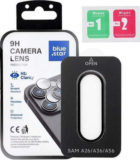 Blue Star Camera Protection Tempered Glass Black for Galaxy A36