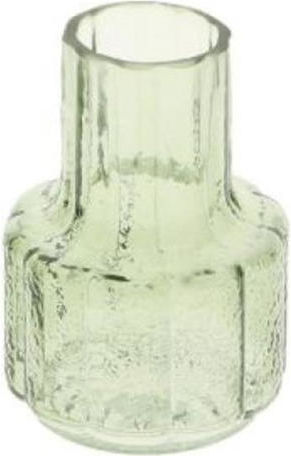 Decorative Glass Green Vase Φ8xH11cm