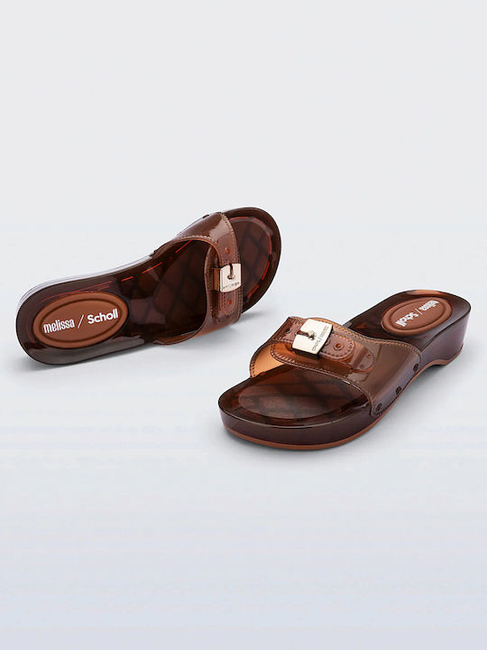 Melissa Mules με Τακούνι σε Καφέ Χρώμα