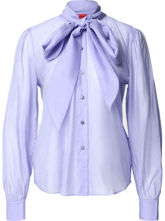 Long Sleeve Women's Shirt Purple