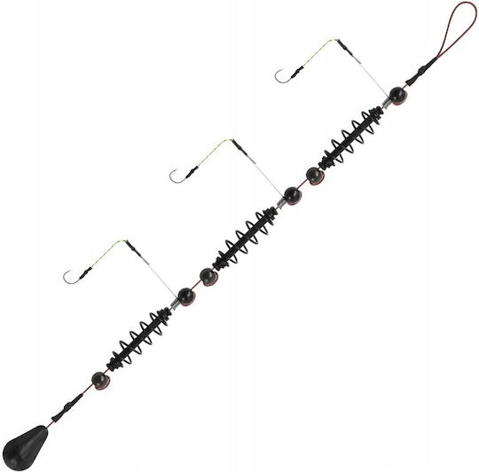 Feeder Grunt Fishing Set Ground Springs 3-hooks Carp Bream 15g