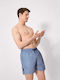 Men's Swimwear Shorts Blue with Stripes