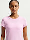 Chill Knit Women's Crop T-shirt Pink