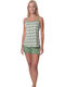 Lydia Creations Summer Women's Pyjama Set Cotton Green