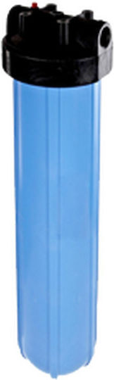 Carcasă Big Blue 20” X 4.5” Carcasă Albastru Transparent 20”x4.5” Intrare 1” Alamă