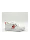 Kids Sneakers Anatomic with Hoop & Loop Closure White