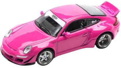 Model Mașină Porsche Rwb 997 Roz Scara 1:64 Pop Race Pr640202
