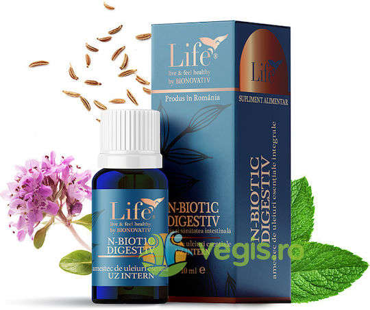 N-biot1c Digestive Essential Oil Blend Internal Use 10ml