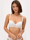 Beige Push Up Bra With Underwires