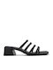 Leather Women's Sandals Black
