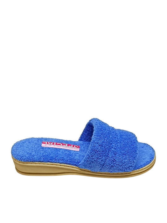 Terry Winter Women's Slippers Light Blue
