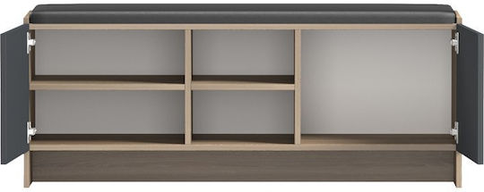Wooden Shoe Organizer Zulla 110x37x43cm