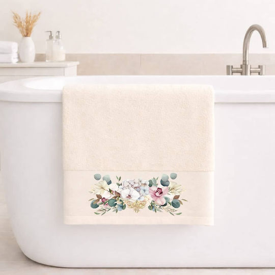Astron Italy Bath Towel 70x140cm Ecru Weight 500gsm