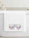 Astron Italy Πετσέτα Σώματος Evelyn 70x140εκ. White Βάρους 500gr/m²