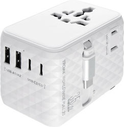 Troika TRA35/WH Steckdosenadapter für Griechenland Troika TRA35/WH Steckdosenadapter für Griechenland