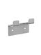 Imex Άγκιστρο Μπάνιου Διπλό με Βίδες ​6.6x4.3cm Ασημί