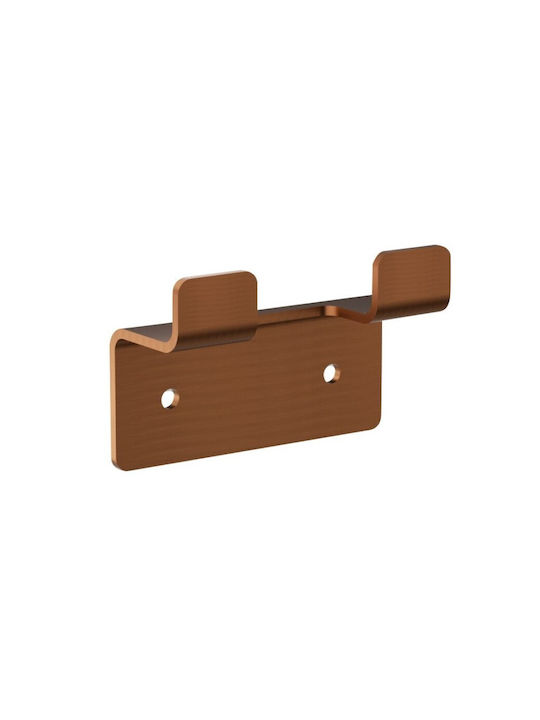 Imex Άγκιστρο Μπάνιου Διπλό με Βίδες ​6.6x4.3cm Ροζ