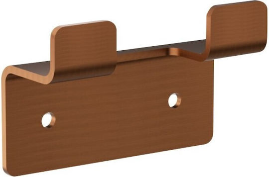 Imex Double Bathroom Hook With Screws 6.6x4.3cm Pink