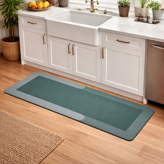 My Home Luxury Non-Slip Bath Mat 73515 Green 60x150cm