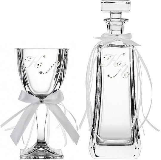 Verorama Wedding Crystal White Decanter