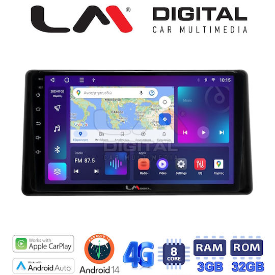 LM Digital Car Audio System for Toyota Raize 2020 Bluetooth USB Wi-Fi GPS Apple CarPlay Android Auto