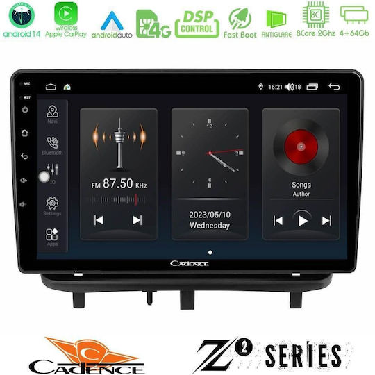 Cadence Car Audio System for Opel Corsa 2006-2014 (Bluetooth/USB/WiFi/GPS/Apple CarPlay/Android Auto) with 9" Touch Screen