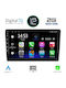 Digital IQ Auto-Audiosysteme 2 DIN Bluetooth USB Eingebautes Wi-Fi GPS Apple CarPlay Android Auto mit Touchscreen 9 Zoll