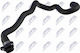 Маркуч Радиатор Bmw 1 Convertible 2007-2013 3.0l Convertible Bmw 1 Coupe 2006-2013 3.0l Coupe Bmw 3 2004-2012 3.0l Sedan