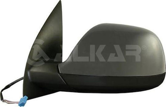 Electric Heated Electric Folding Painted Car Side Mirror Black Base W Radio Antenna System Aspherical Glass A Quality Suitable For Vw Amarok P U 2016-2022 S6/s7 2h1857507cr9b9 Left 1 Pc