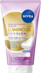 Nivea Luminous630® Skin Glow Гел за Почистване на Лице 150 мл