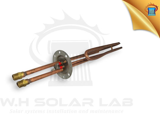 Heating Element Solar Water Heater Boiler Triple Energy Φ120-8 Holes Heat Exchanger Inox L60 4.000w