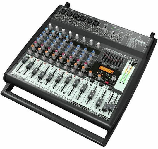 Behringer PMP500 317754 Самоусилваща Аналогова Конзола 12 Канала с Фантомно Захранване и 6 XLR Входа