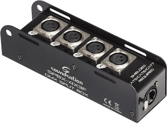 Soundsation Spbx 4x3f Splitter Box RJ-45 4x XLR Weiblich Splitter Box RJ-45 4x XLR Weiblich