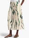 Linen Beige Skirt