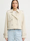 Women's Beige Gabardine